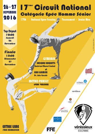 AFFICHE circuit national Vénissieux 2016 variante